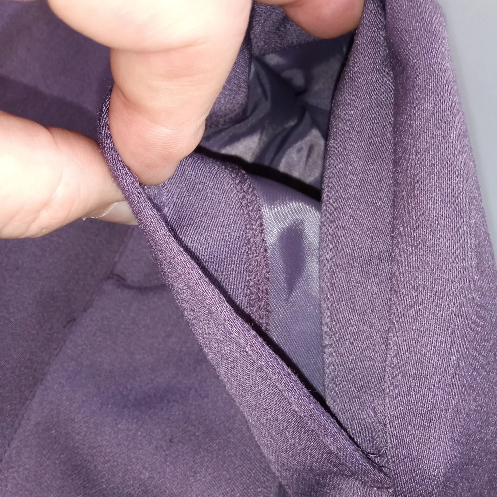 Elegant Purple Women's Trousers - Picture 10 of 11